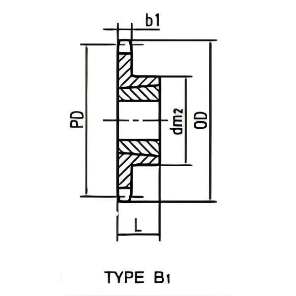 Durability Bolt on Industrial Sprockets for Industrial Machinery