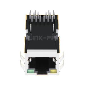WE 7499411122A Compatible LINK-PP LPJK2002AGNL 100/1000 Base-T Tab Up Yellow