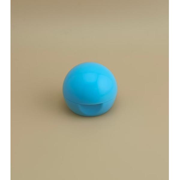 Buy Sky Blue Plastic Smooth Spherical Lid for Cosmetic Bottles at wholesale prices