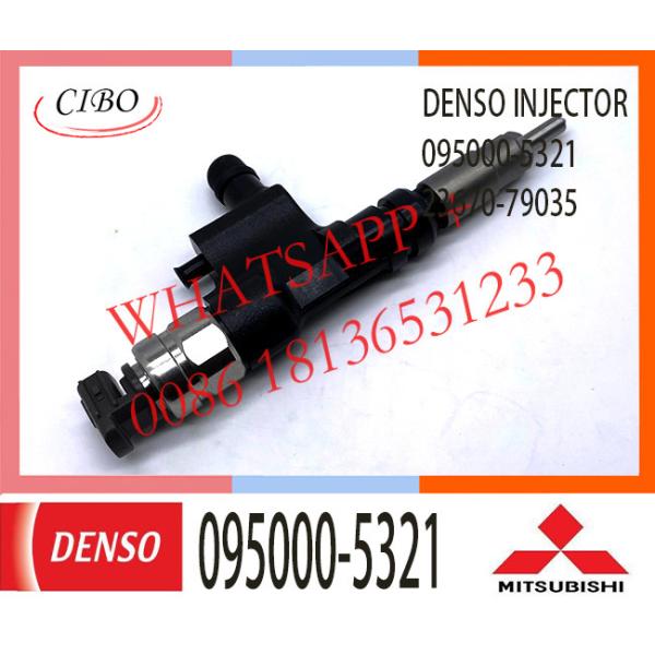 Diesel fuel injection common rail injector 095000-5321 for HINO TRUCK N04C