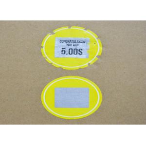 Durable Custom Blank Eggshell Stickers Strong Adhesive Printable Sticker Labels