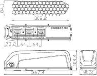 RYDBATT Li ion 18650 Battery Pack 10S3P 36V 10.4Ah for 36v Electric Bicycle Battery