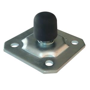 White Zinc Adjustable Steel Gate Stoppers For Sliding