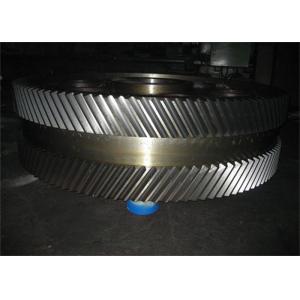 420mm Diameter Herringbone Machining Steel Gear Wheel Large Double