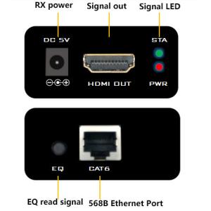 60M 1080P@60Hz HDMI Extender over cat6 with POC Function