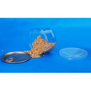 Empty 310ml Round Plastic Jars For Pistachios / Candy / Nuts