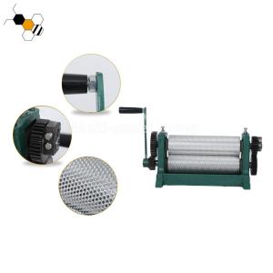 4.9mm Cell 310mm roller Beeswax Embossing Machine Beeswax Machine