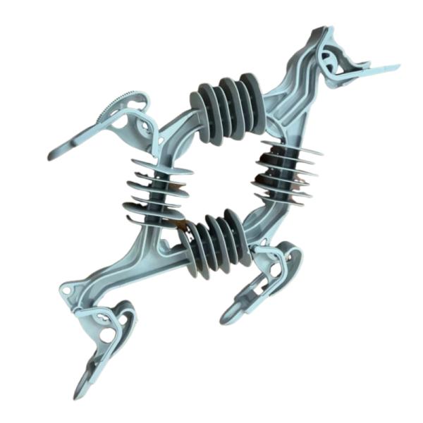 Apply Cable Diameter 3-8 mm Fiber Tension Clamp with Hippocampal Hooks Wire Clamp in Black