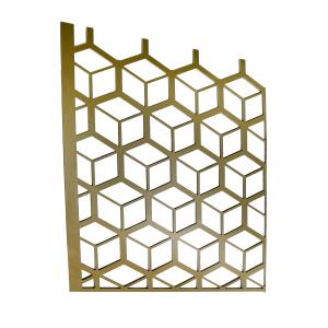 Quality 3mm Perforated Aluminum Composite Panel With Patterns Oxidation Resist for sale