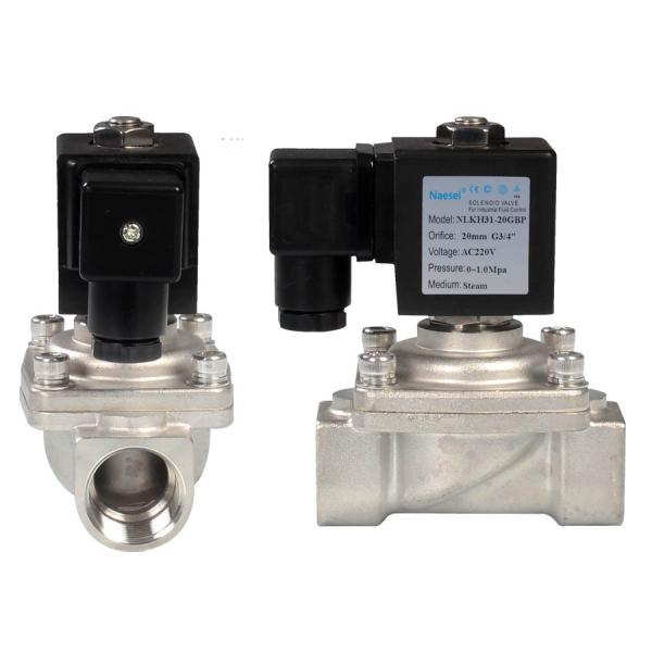 Stainless Steel Air Ride Solenoid Valves , Direct Lifting 2 Way Hydraulic Solenoid Valve