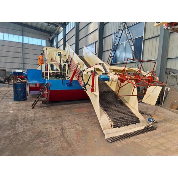 YSAPH12 1.8m Width Water Hyacinth Harvester 88kw With 2 Section Rod Design For Water Grass Cutting