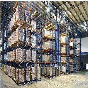 Heavy Duty Adjustable Pallet Racking System , Durable Double Deep Warehouse