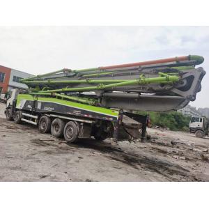 Remote Controller Used Concrete Boom Pump Truck 4 Axle