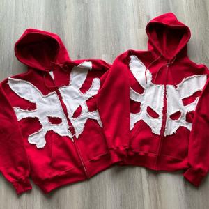 Applique Embroidery Unisex Heavy Pullover Hoodies Solid Pattern Custom Logo