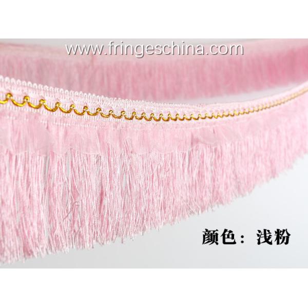 Latest decorative OEM custom design tassel fringe for curtain cushion trimmings