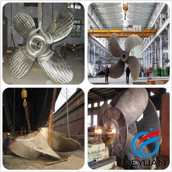 5 Blade Marine Propulsion Systems Big Develop Area Ratio Propeller