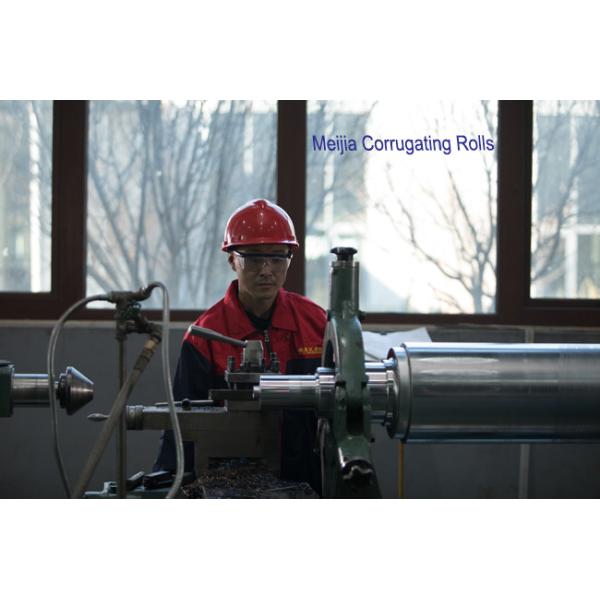 Hard Chrome Coating W1400mm Corrugated Pressure Roller