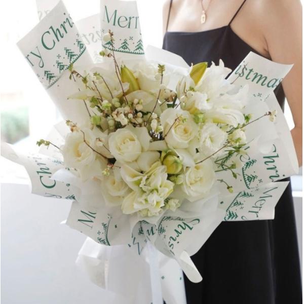 Christmas gift wrapping paper, Christmas fruit packaging material, oversized