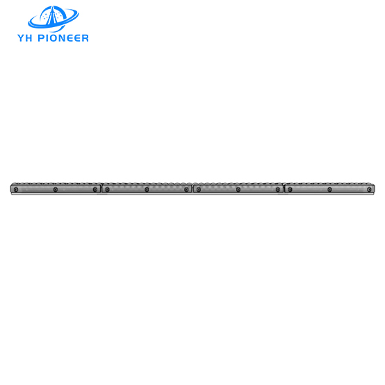 Robust Three - Row Roller Side Guide Rail with Nylon and Stainless Steel for Heavy - Load Conveying