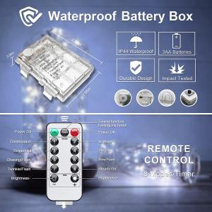 Backyard Fairy Battery Copper Wire Lights CR2032 10 LED Multifunctional