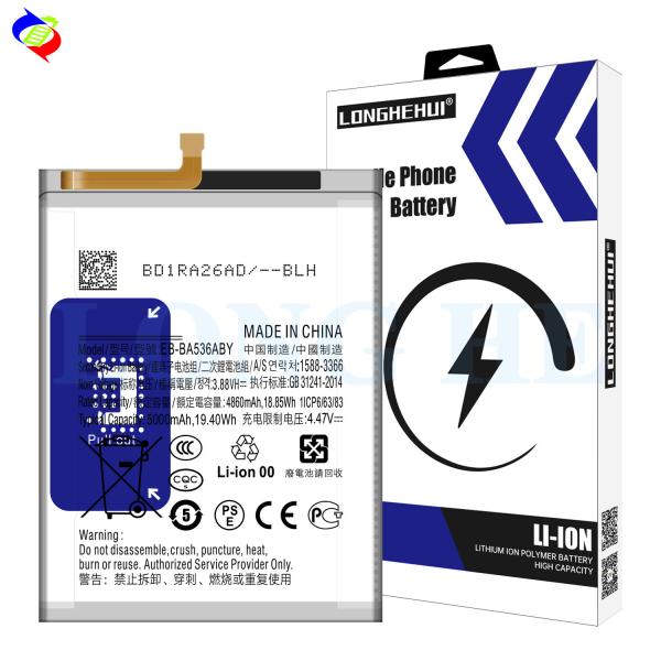 Buy Technical Dual IC Protection 4.4V EB-BA536ABY Battery for Samsung A33 5G Black Berry at wholesale prices