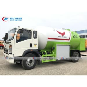 HOWO 6 Wheels 160HP 15000L RHD LPG Bobtail Tanker Truck
