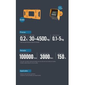Electronic Digital Forklift Scales System 3.7V Lithium Ion Aluminum