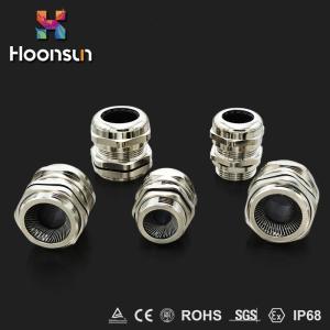 Factory EMC Metal Nickel Plated Brass Cable Gland 18MM-25mm For Cable Protection