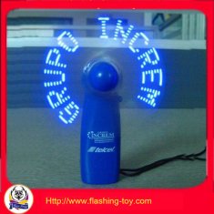 Quality message fan,Novelty gift.Led fan for sale