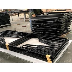 Black Powder Coated Galvanised Horse Stable Box