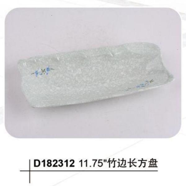 Buy Customized Logo Acceptable Melamine Plates Oval at wholesale prices