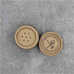 Food Grade Cardboard Spice Seasoning Container Powder Sifter Paper Tube