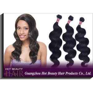 16 Inch Peruvian Virgin Human Hair Extensions Natural Black 100g