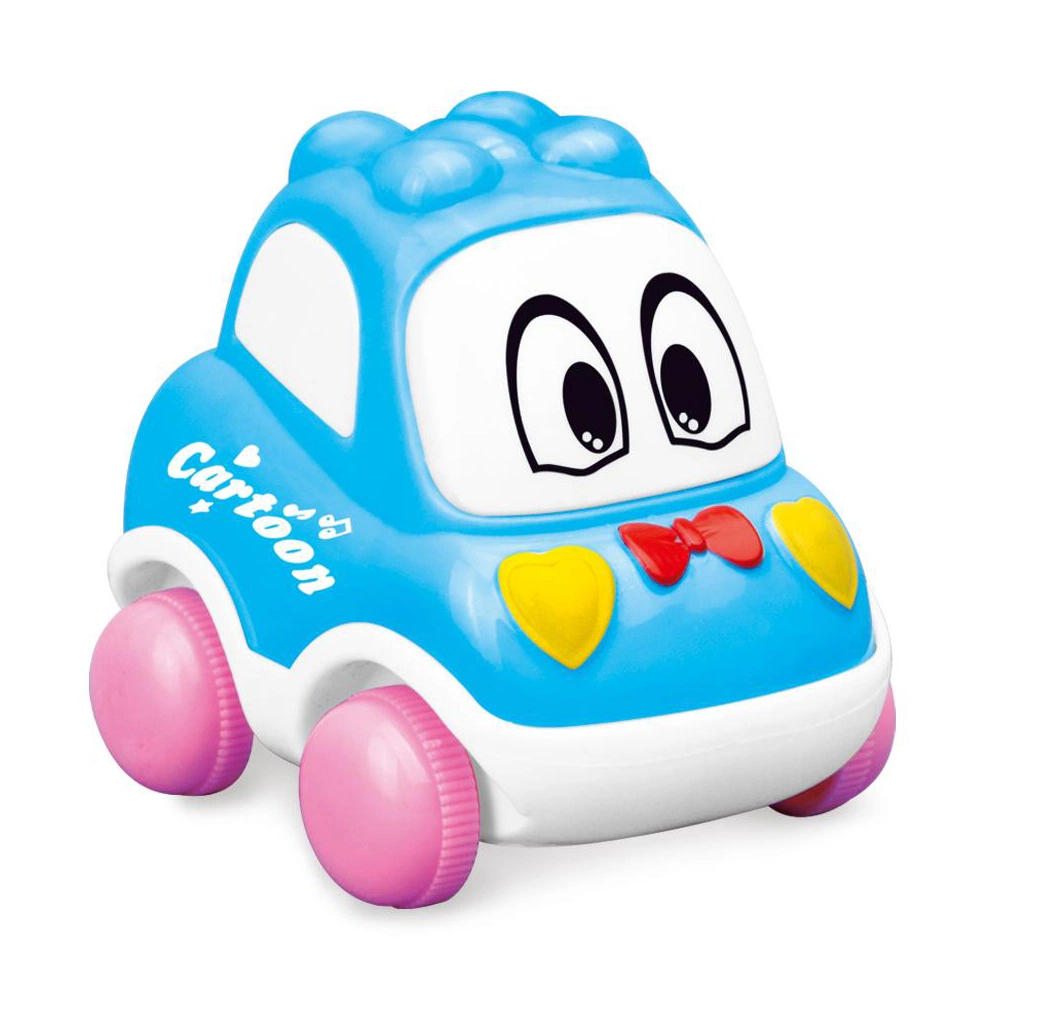 Friction Cartoon Car Toy Four-Wheel Drive Car Children′s Simulation Model Car Fall-Proof Toy