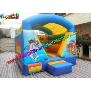 Garden Pirate Inflatable Moonwalk Castle , Mini Jumping House With PVC