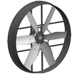 China Energy Saving And Poultry Fan Equipped With Outer Rotor Permanent Magnet Brushless DC Motor on sale