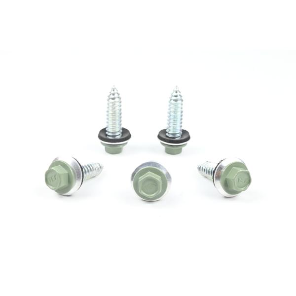 Customized Black Finish Stainless Steel Self Drilling Tapping Screws With EPDM Washer