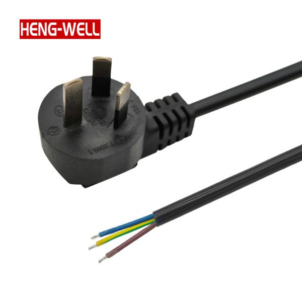 Buy HENG-WELL Custom 3 Pin AC Power Cord Stripped/Tinned Ends for LED TV/Monitor and Computer Consumers Electronics at wholesale prices