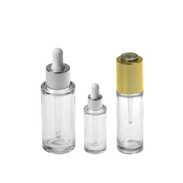 Buy Luxury Cosmetic 40ml PETG Cosmetic Bottle Essential Oil Container Withd Ropper ODM at wholesale prices