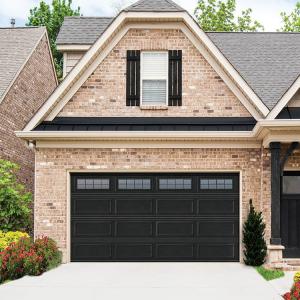 Remote Control 0.45mm Insulated Sectional Doors Inserted Panel Aluminum Garage