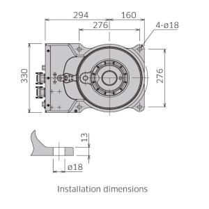2036mm 6 Axis KAWASAKI Robot Arm , BA006L Soldering Robot Arm