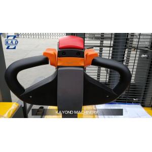 Adjustable forks 1.5 Ton Capacity Walk Behind Electric Pallet Stacker 24V