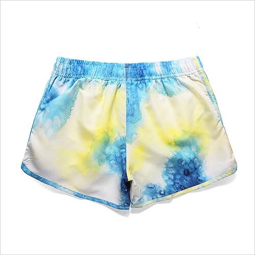 OEM maufactory women's summer polyester shorts dry and loose running hot beach pants