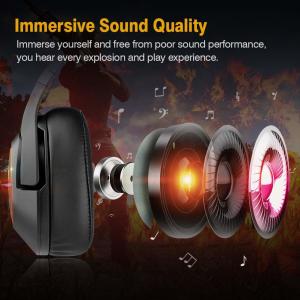 117dB 50mm K9 Noise Cancelling Gaming Headphones For PS4 PC