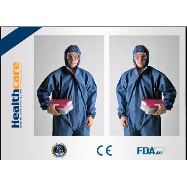 Buy Polypropylene Disposable Protective Clothing / Disposable Painting Overalls With Hood at wholesale prices