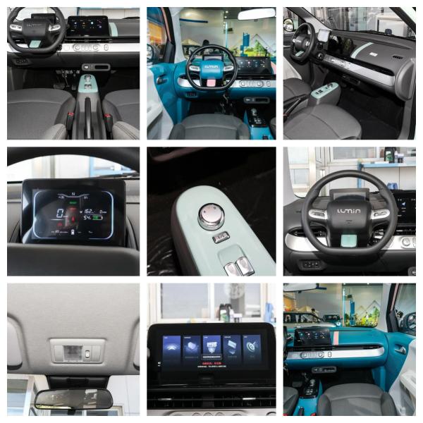 Changan Lumin Stock Luxury 4-Wheel Electric Car 301km Range 101km/h Mini Electric Vehicle with Pure Electric Energy Type