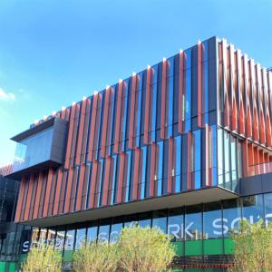 Insulated Laminated Glass Curtain Wall With Aluminum Extrusion Facade For