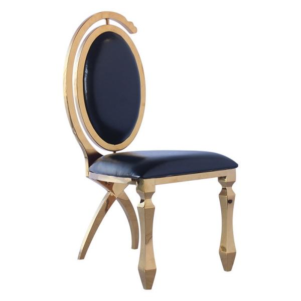 SS 201 Frame Event Dining Chair Visually Impactful For Banquet