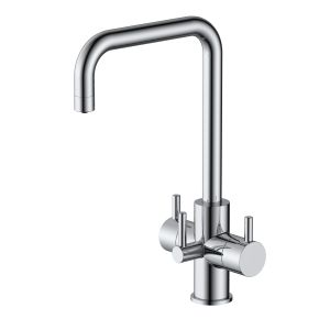 Quality Brass Kitchen Mixer Faucet Swivel Spout Design Enhances Flexibility T91034 for sale
