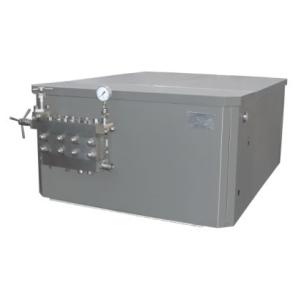 Large Scale Horizontal High Pressure Homogenizer With Manual Pressure Adjustment